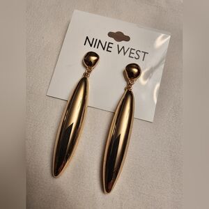 Nine West Gold Drop Earrings NWST